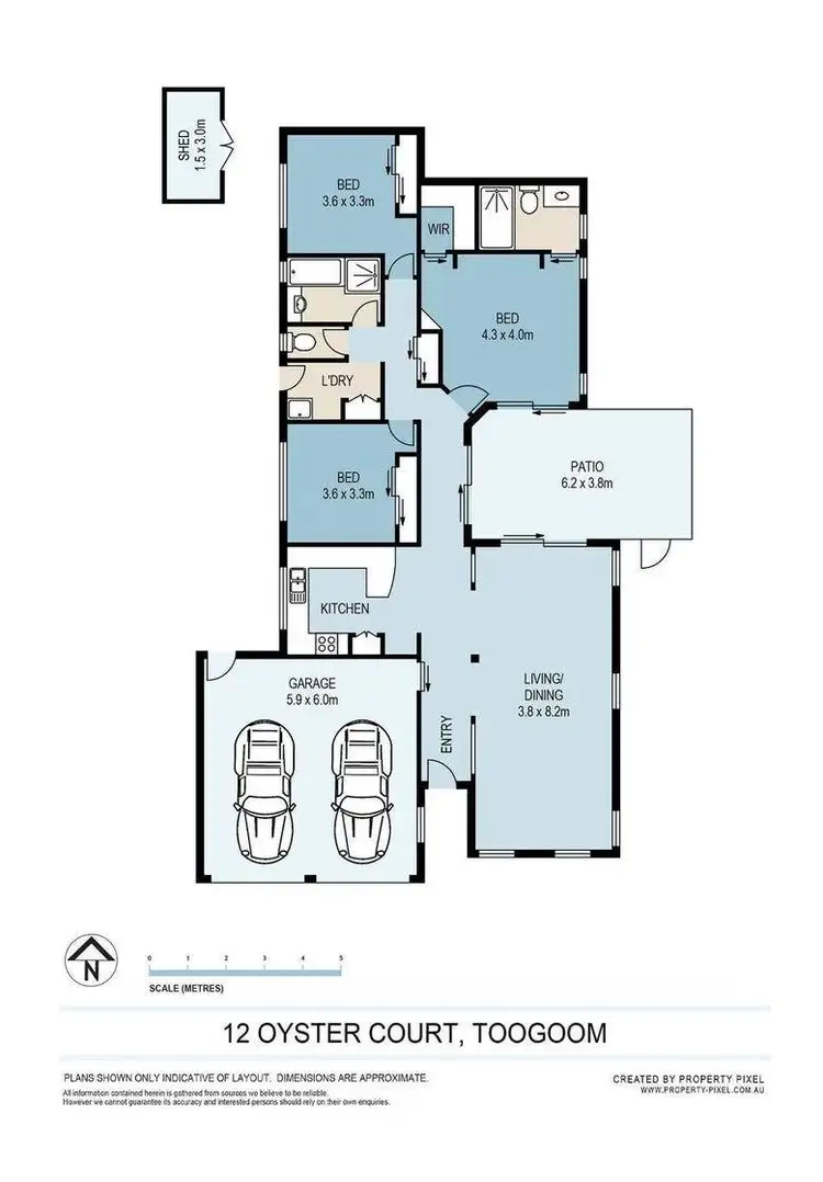 Floorplan of Homely house listing, 12 Oyster Court, Toogoom QLD 4655