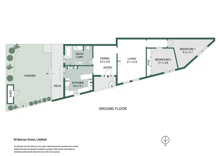 Floorplan of Homely house listing, 60 Brenan Street, Lilyfield NSW 2040