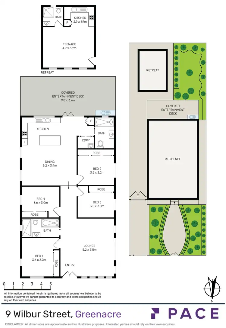 Floorplan of Homely house listing, 9 Wilbur Street, Greenacre NSW 2190