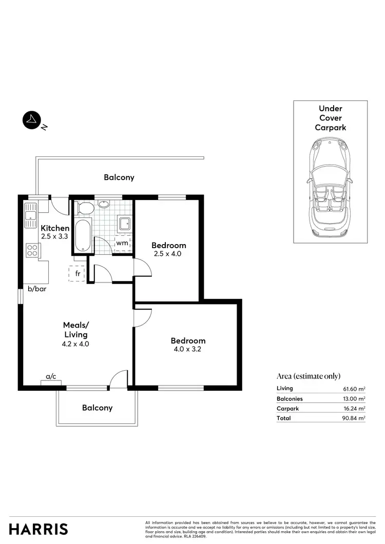 Floorplan of Homely unit listing, 12/14 Kapunda Terrace, Payneham SA 5070