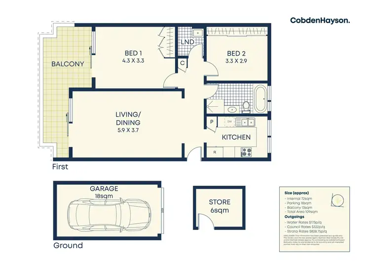 Floorplan of Homely apartment listing, 8/41 Darling Street, Balmain East NSW 2041