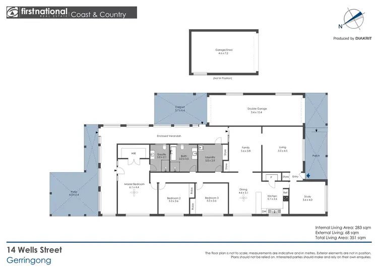 Floorplan of Homely house listing, 14 Wells Street, Gerringong NSW 2534