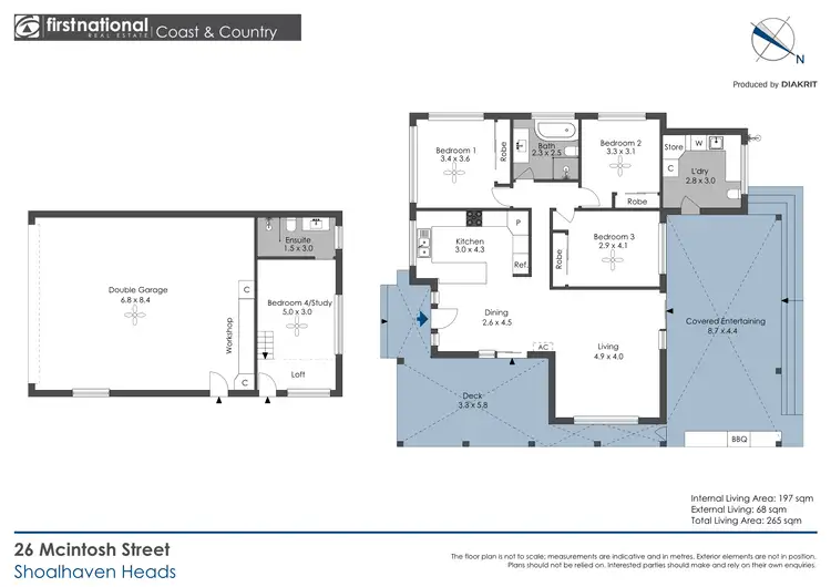 Floorplan of Homely house listing, 26 McIntosh Street, Shoalhaven Heads NSW 2535