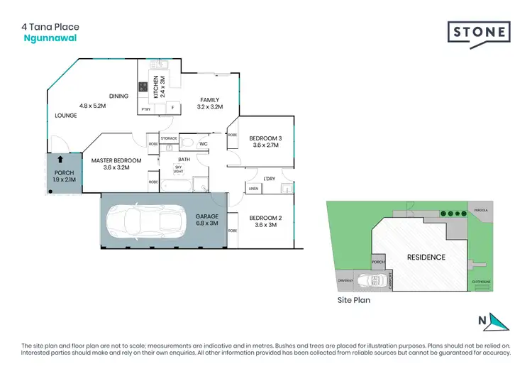 Floorplan of Homely house listing, 4 Tana Place, Ngunnawal ACT 2913