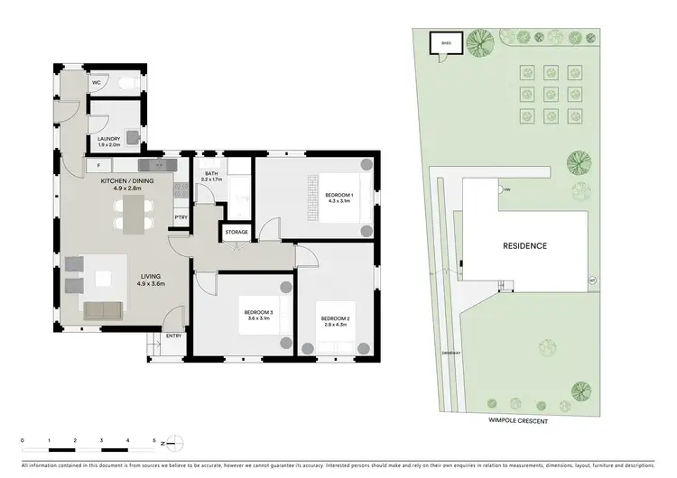 Floorplan of Homely house listing, 18 Wimpole Crescent, Bellfield VIC 3081