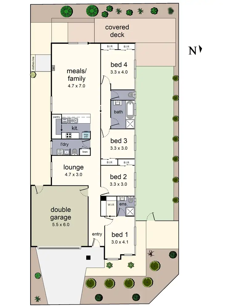 Floorplan of Homely house listing, 40 Sherwood Road, Chirnside Park VIC 3116