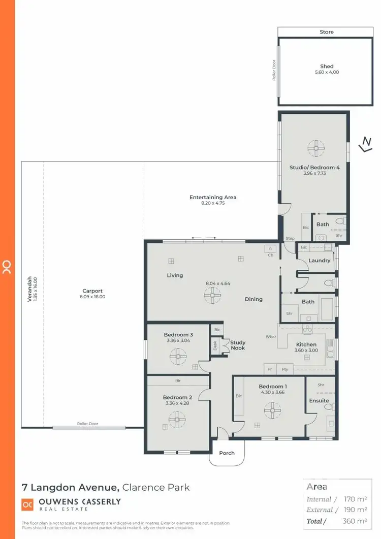 Floorplan of Homely house listing, 7 Langdon Avenue, Clarence Park SA 5034