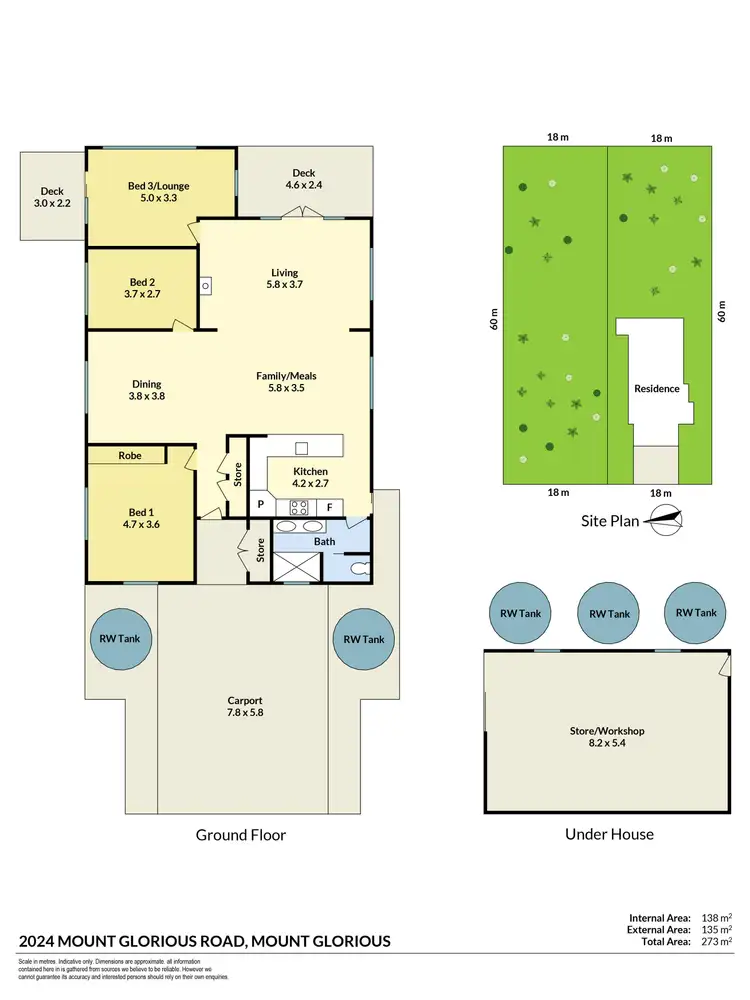 Floorplan of Homely house listing, 2024 Mount Glorious Road, Mount Glorious QLD 4520