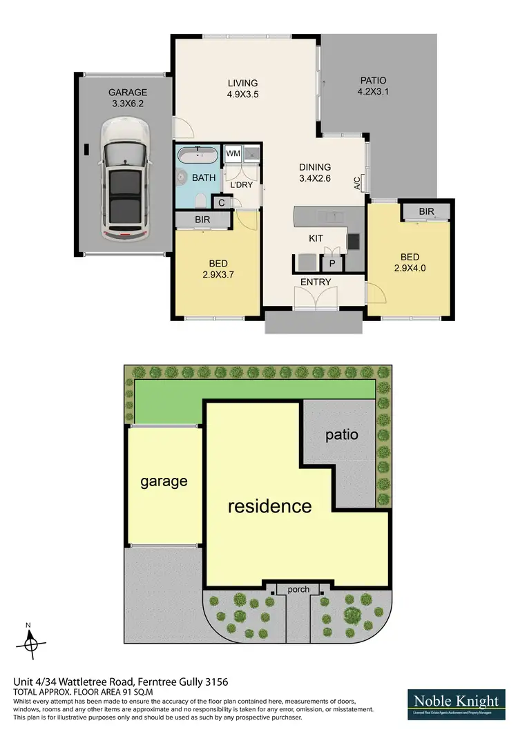 Floorplan of Homely unit listing, 4/34 Wattletree Road, Ferntree Gully VIC 3156
