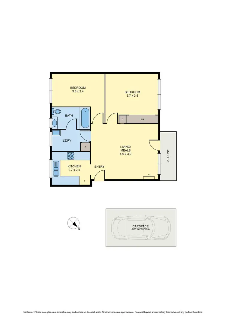 Floorplan of Homely apartment listing, 5/28-30 Cumming Street, Brunswick West VIC 3055