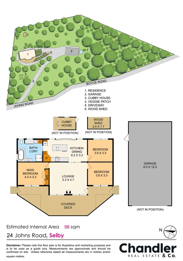 Floorplan of Homely house listing, 24 Johns Road, Selby VIC 3159