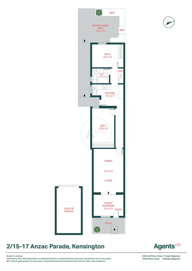 Floorplan of Homely apartment listing, 2/15-17 Anzac Parade, Kensington NSW 2033