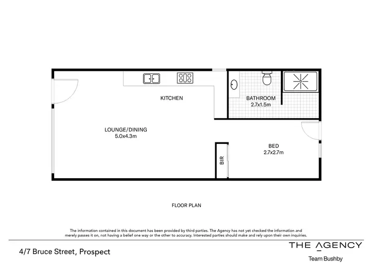 Floorplan of Homely unit listing, 4/7 Bruce Street, Prospect TAS 7250