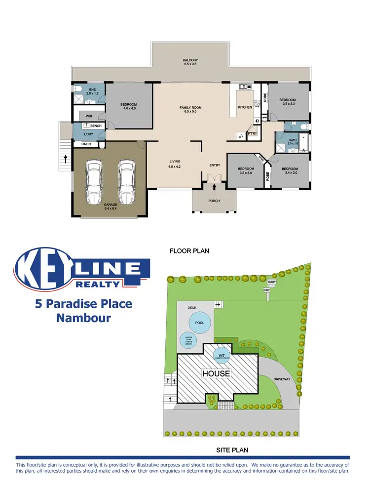 Floorplan of Homely house listing, 5 Paradise Place, Nambour QLD 4560