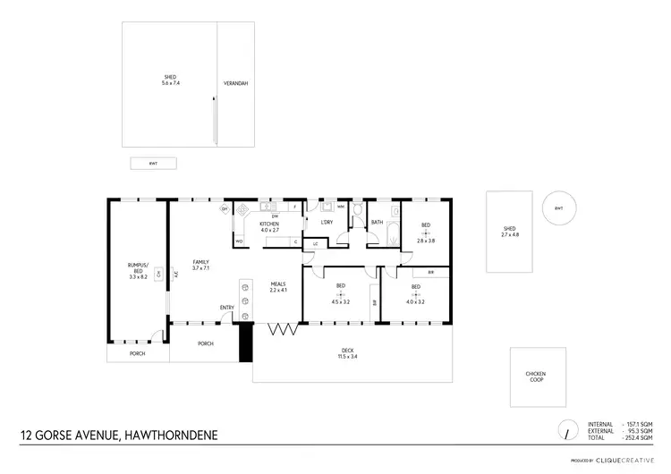 Floorplan of Homely house listing, 12 Gorse Avenue, Hawthorndene SA 5051