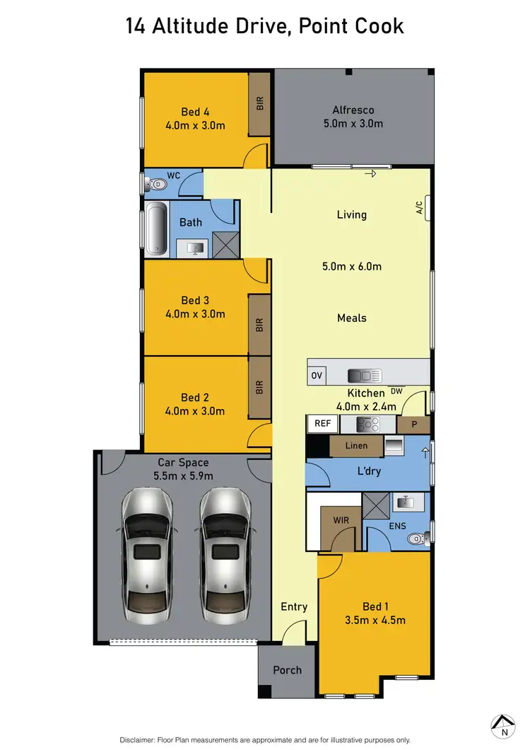 Floorplan of Homely house listing, 14 Altitude Drive, Point Cook VIC 3030