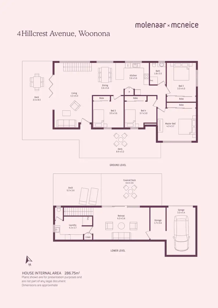 Floorplan of Homely house listing, 4 Hillcrest Avenue, Woonona NSW 2517