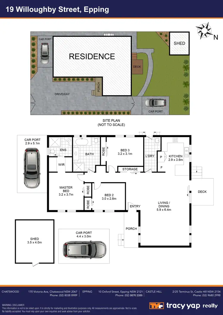 Floorplan of Homely house listing, 19 Willoughby Street, Epping NSW 2121