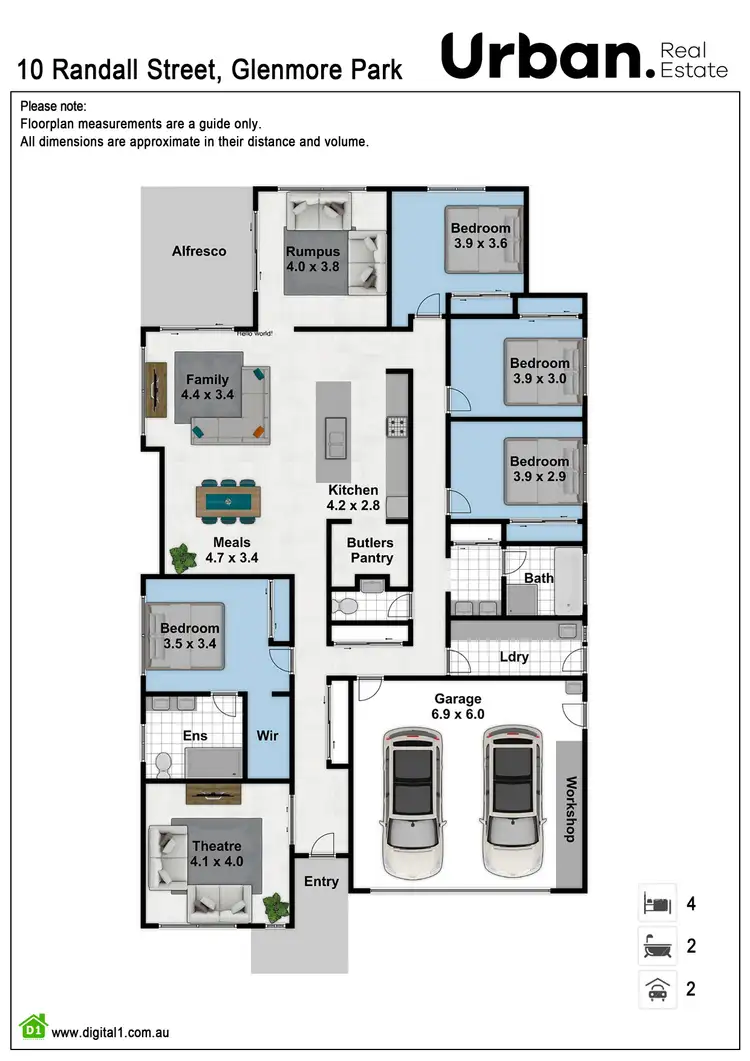 Floorplan of Homely house listing, 10 Randall Street, Glenmore Park NSW 2745