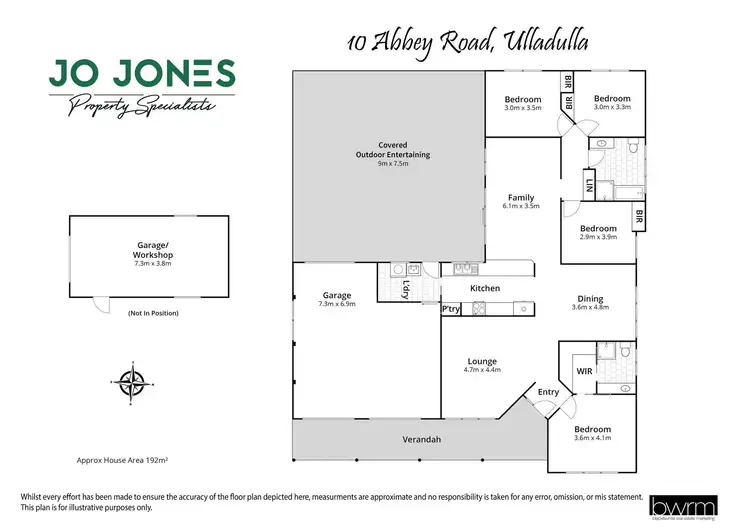 Floorplan of Homely house listing, 10 Abbey Road, Ulladulla NSW 2539