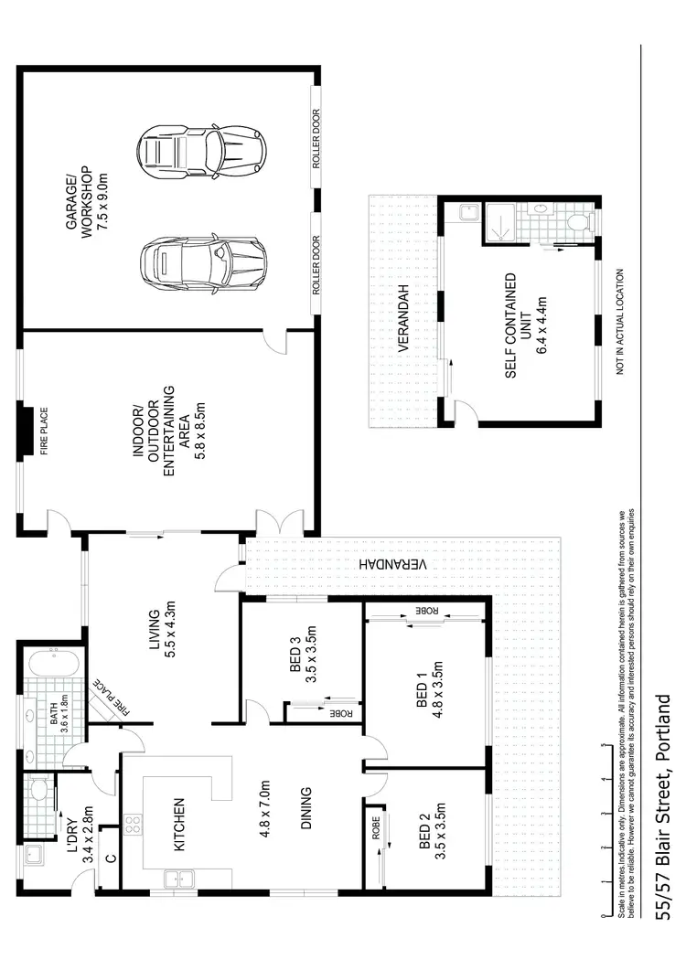 Floorplan of Homely house listing, 55-57 Blair Street, Portland VIC 3305