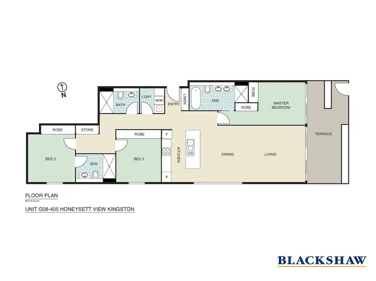 Floorplan of Homely apartment listing, G08/45 Honeysett View, Kingston ACT 2604