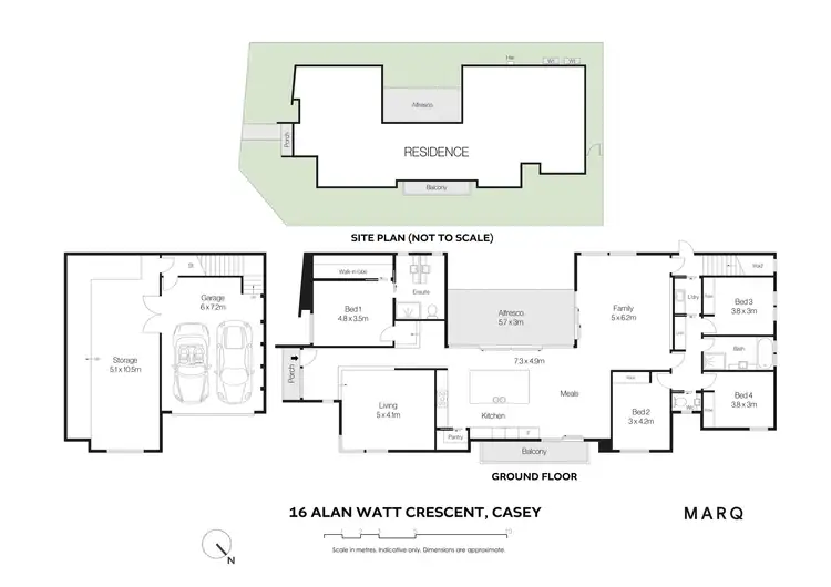 Floorplan of Homely house listing, 16 Alan Watt Crescent, Casey ACT 2913