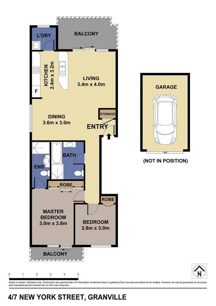 Floorplan of Homely unit listing, 4/7 New York Street, Granville NSW 2142