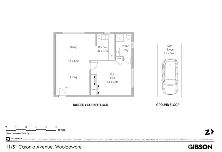 Floorplan of Homely unit listing, 11/51 Caronia Avenue, Woolooware NSW 2230