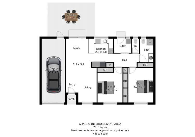 Floorplan of Homely unit listing, 4/1 Nott Street, Rutherglen VIC 3685