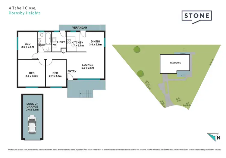 Floorplan of Homely house listing, 4 Tabell Close, Hornsby Heights NSW 2077