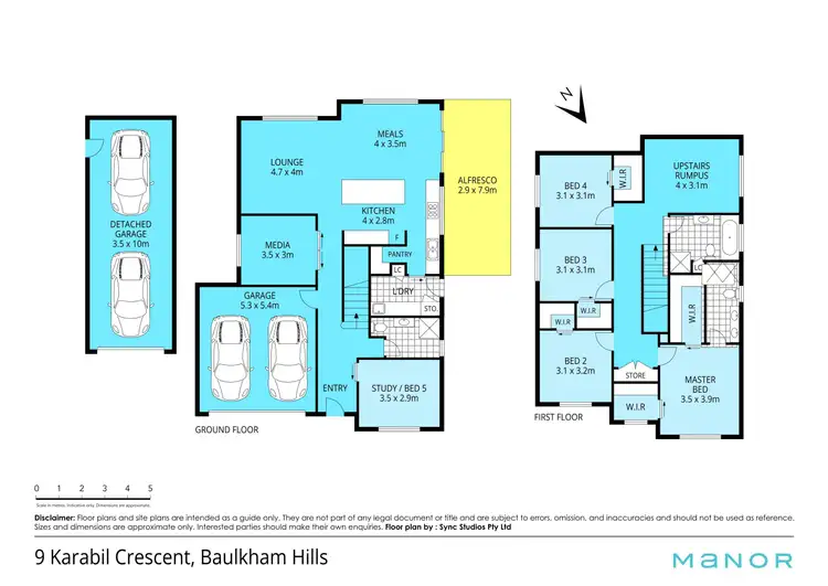 Floorplan of Homely house listing, 9 Karabil Crescent, Baulkham Hills NSW 2153