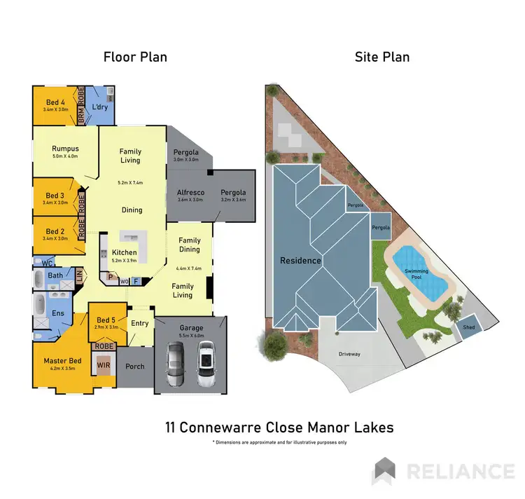 Floorplan of Homely house listing, 11 Connewarre Close, Manor Lakes VIC 3024