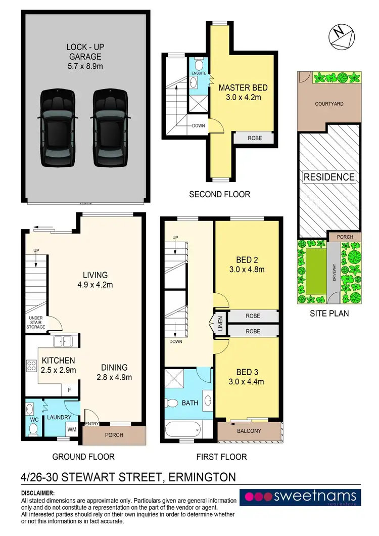 Floorplan of Homely townhouse listing, 4/26-30 Stewart Street, Ermington NSW 2115