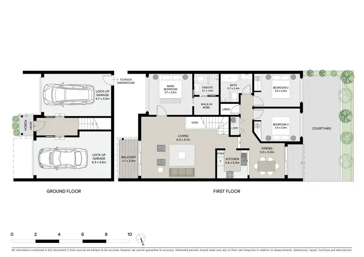 Floorplan of Homely townhouse listing, 8/72 Wells Street, East Gosford NSW 2250