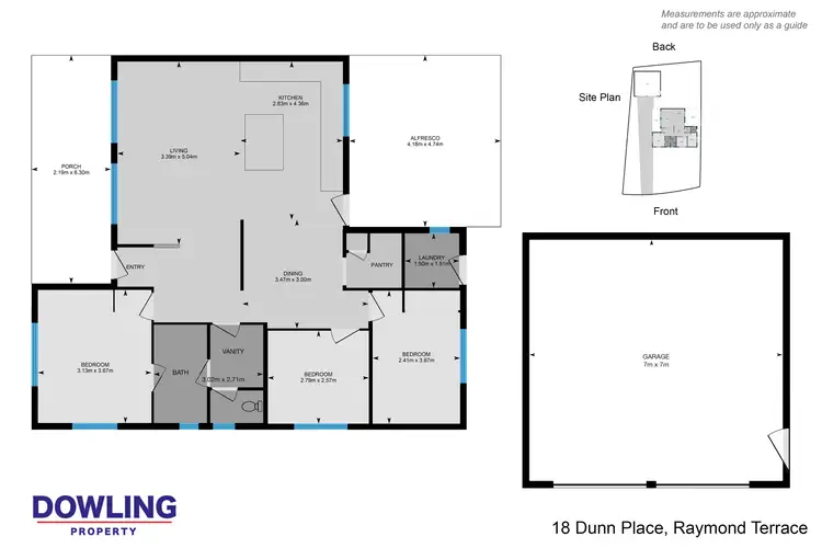 Floorplan of Homely house listing, 18 Dunn Place, Raymond Terrace NSW 2324
