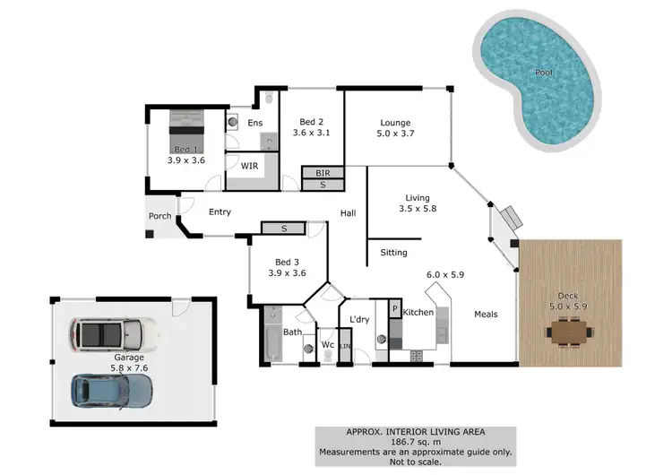 Floorplan of Homely house listing, 190 River Street, Corowa NSW 2646