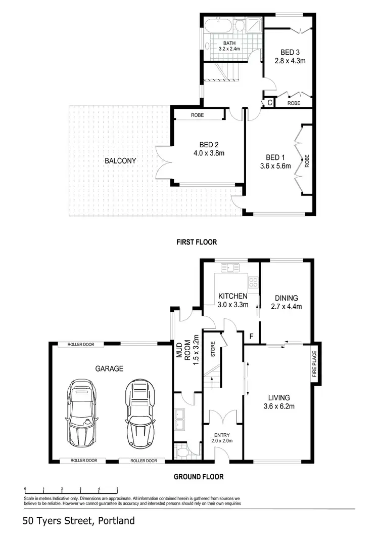 Floorplan of Homely house listing, 50 Tyers Street, Portland VIC 3305