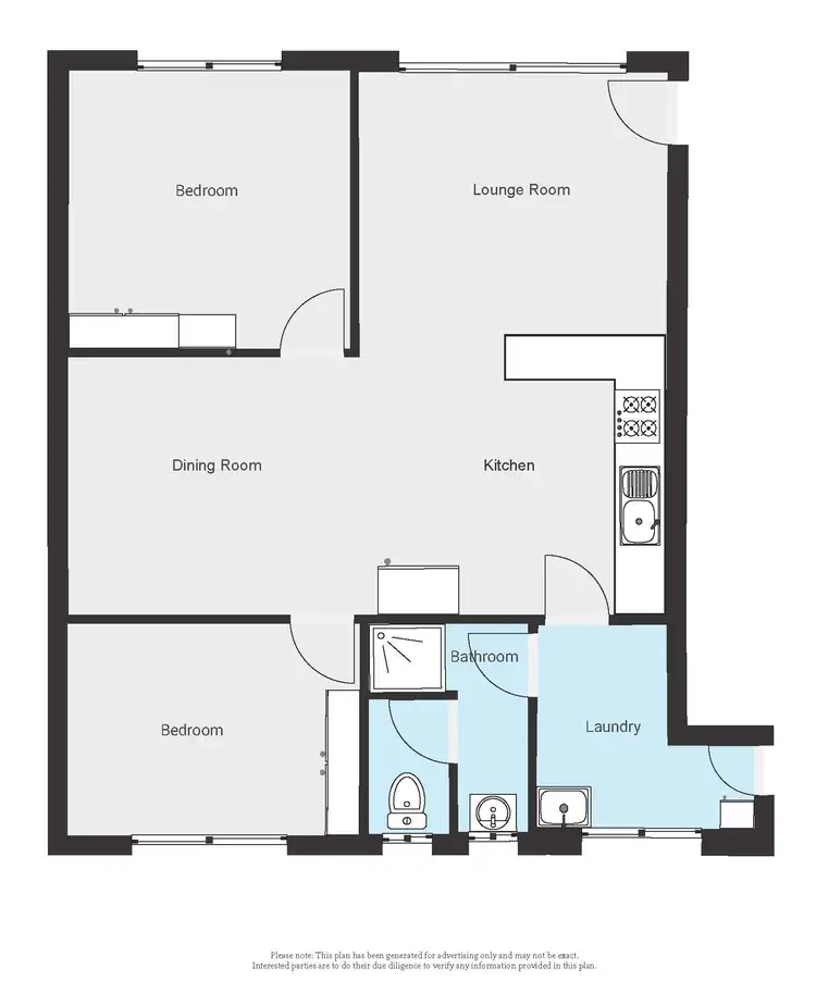 Floorplan of Homely unit listing, 5/734 East Street, East Albury NSW 2640