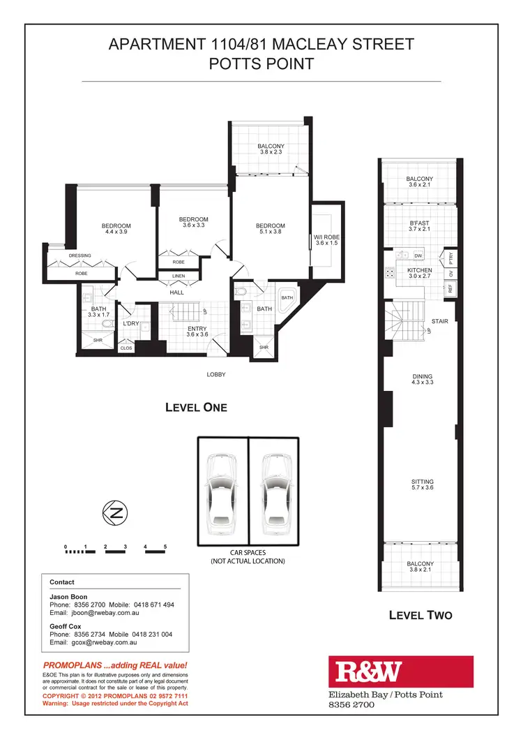 Floorplan of Homely unit listing, 1104/81 Macleay Street, Potts Point NSW 2011