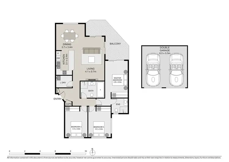 Floorplan of Homely apartment listing, 48/512 Victoria Road, Ryde NSW 2112