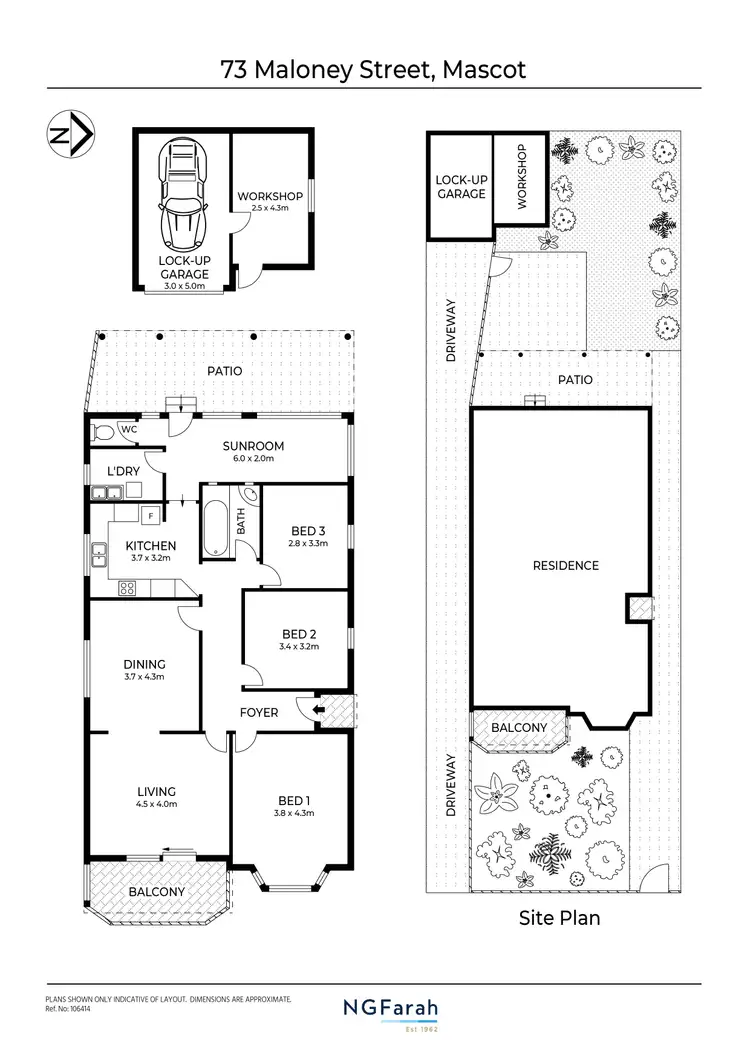 Floorplan of Homely house listing, 73 Maloney Street, Mascot NSW 2020