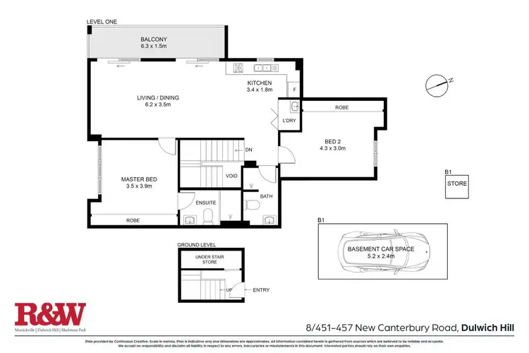 Floorplan of Homely apartment listing, 8/451 New Canterbury Road, Dulwich Hill NSW 2203
