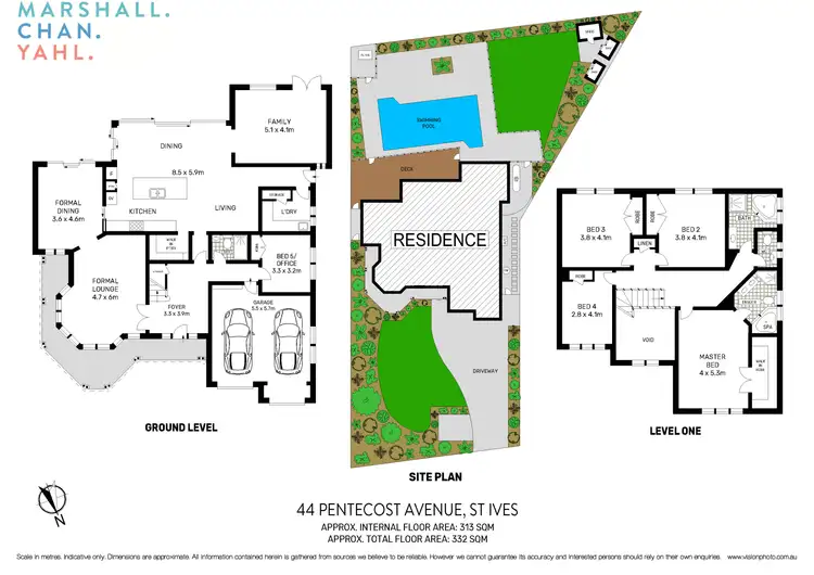 Floorplan of Homely house listing, 44 Pentecost Avenue, St Ives NSW 2075