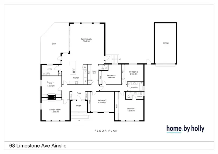 Floorplan of Homely house listing, 68 Limestone Avenue, Ainslie ACT 2602