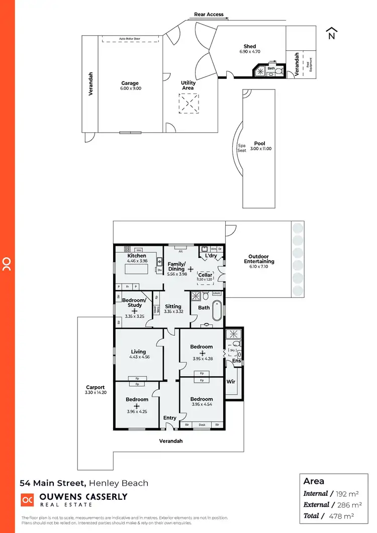 Floorplan of Homely house listing, 54 Main Street, Henley Beach SA 5022