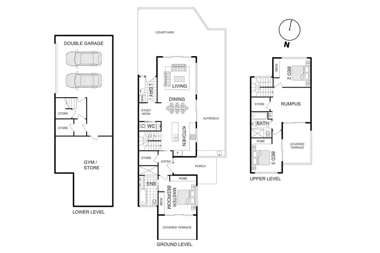 Floorplan of Homely townhouse listing, 4/58 Jacka Crescent, Campbell ACT 2612
