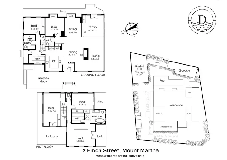 Floorplan of Homely house listing, 2 Finch Street, Mount Martha VIC 3934