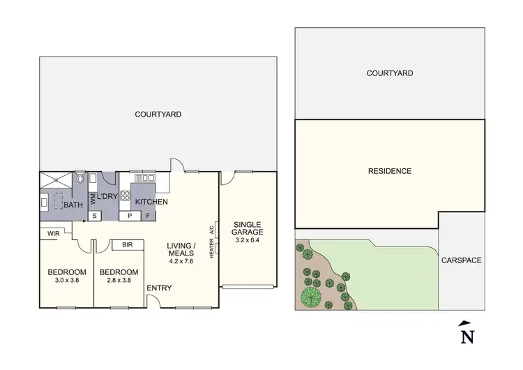 Floorplan of Homely unit listing, 15/77-79 Bayswater Road, Croydon VIC 3136