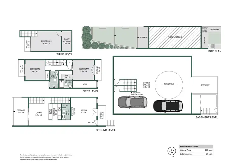 Floorplan of Homely semi-detached listing, 2 Wellington Street, Rozelle NSW 2039